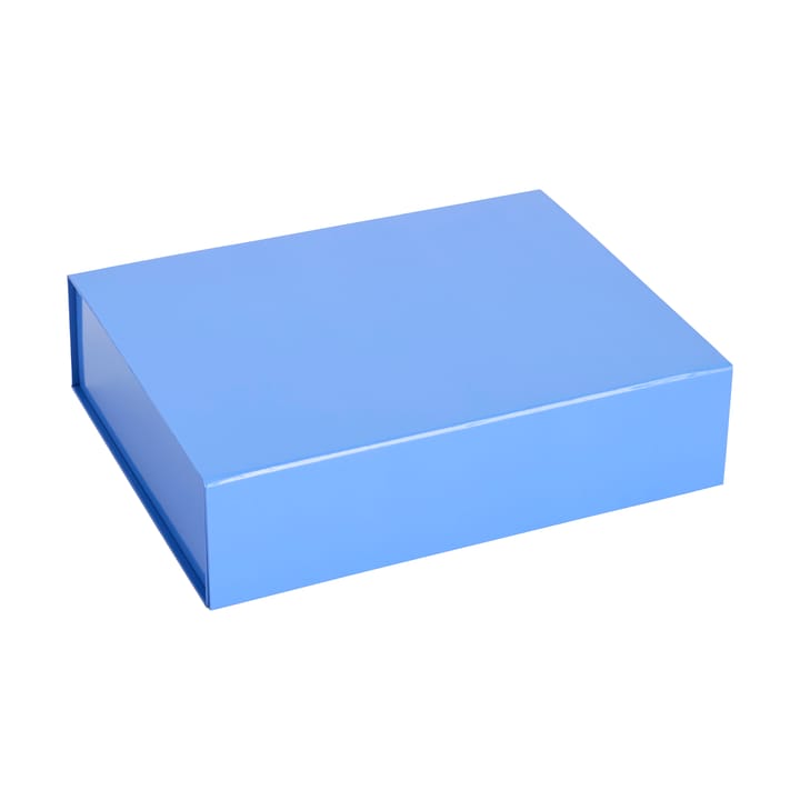 Caixa com tampa Colour Storage S 25,5x33 cm - Vibrant blue - HAY