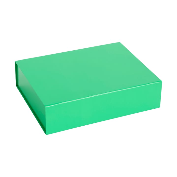 Caixa com tampa Colour Storage S 25,5x33 cm - Vibrant green - HAY