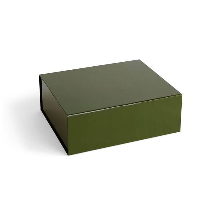 Caixa com tampa Colour Storage S 29.5x35 cm - Olive - HAY