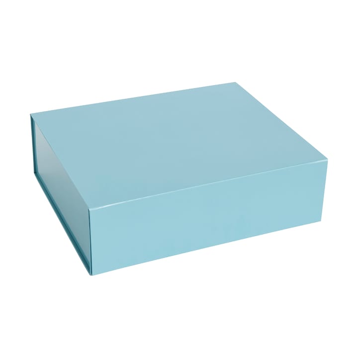 Caixa com tampa Colour Storage S 34.5x41,5 cm - Ocean blue - HAY