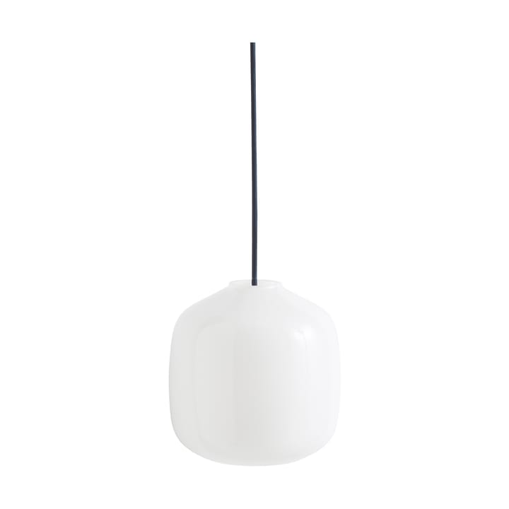 Candeeiro suspenso Buoy Ø20 cm - Opal glass-anthracite blue - HAY