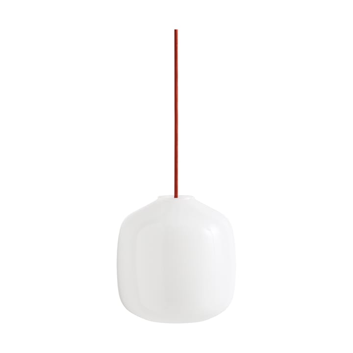 Candeeiro suspenso Buoy Ø20 cm - Opal glass-rusty red - HAY