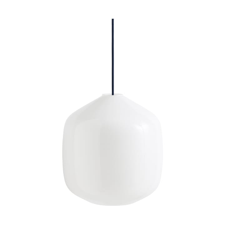 Candeeiro suspenso Buoy Ø30 cm - Opal glass-anthracite blue - HAY