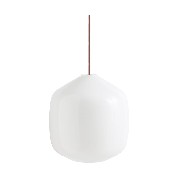 Candeeiro suspenso Buoy Ø30 cm - Opal glass-rusty red - HAY