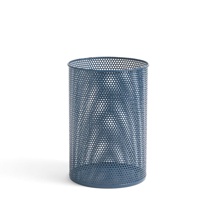 Cesto de papel Perforated - petrol blue, medium - HAY