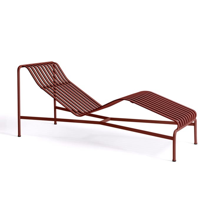 Chaise longue Palissade   - Iron red - HAY