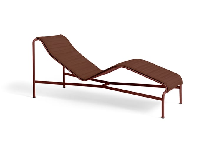 Chaise longue Palissade  , Iron red HAY