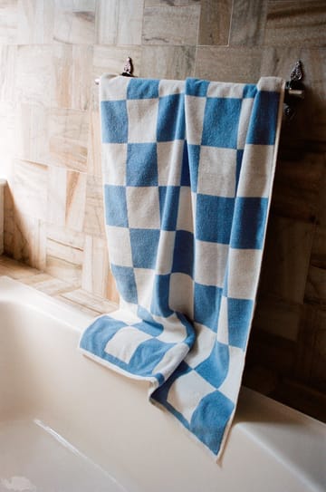 Check toalha de banho 70x136 cm - Sky blue - HAY