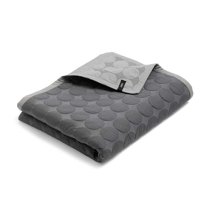 Colcha Mega Dot organic 235x245 cm - Dark grey - HAY