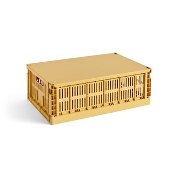 Colour Crate tampa grande - Amarelo dourado - HAY