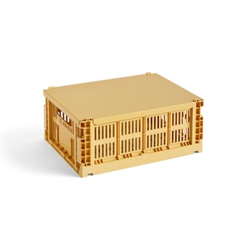 Colour Crate tampa médio - Amarelo dourado - HAY