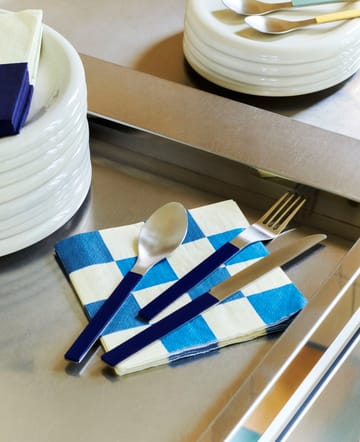 Guardanapo Pattern Dinner Check 40x40 cm, conjunto de 20 - Off white-blues M - HAY