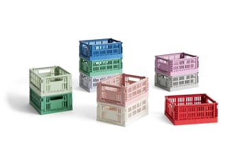 HAY Colour Crate Mini 13x17 cm, 2 un. - Blush - HAY