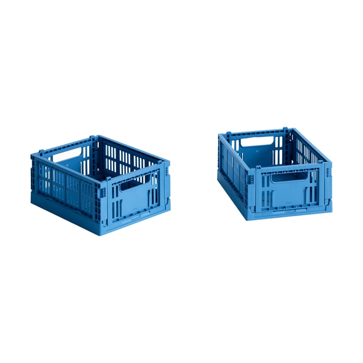 HAY Colour Crate Mini 13x17 cm, 2 un. - Electric blue - HAY