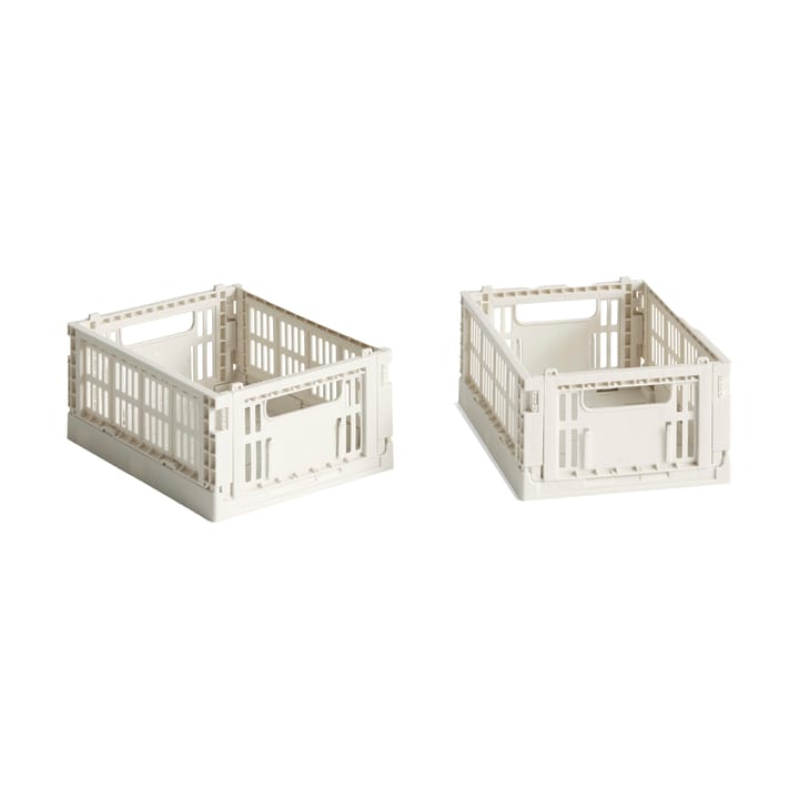 HAY Colour Crate Mini 13x17 cm, 2 un. - Off white - HAY