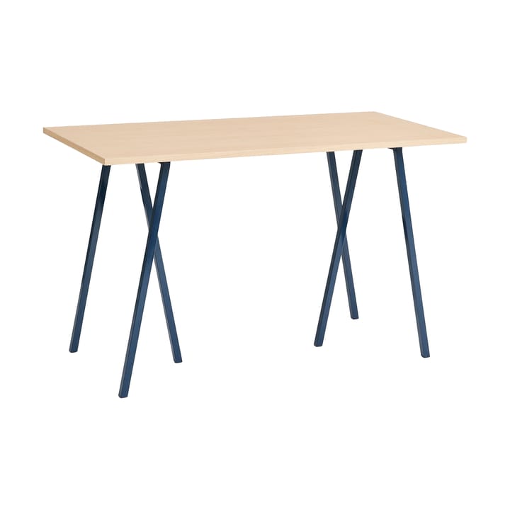 Mesa de bar Loop Stand incl. support 77,5x160 cm - Deep blue-clear lacq. oak - HAY