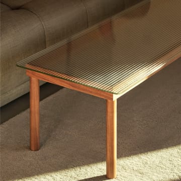 Mesa de centro Kofi - Oak-clear glass, 50 cm - HAY