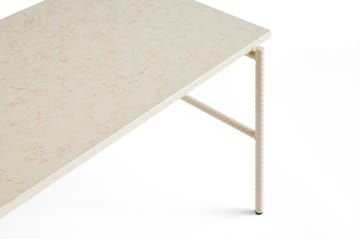 Mesa de centro Rebar 80x49x40,5 cm - Beige marble-alabaster - HAY