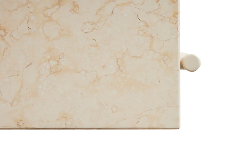 Mesa de centro Rebar 80x49x40,5 cm, Beige marble-alabaster HAY