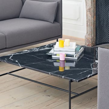 Mesa de centro Rebar 80x49x40,5 cm - Black marble-black - HAY