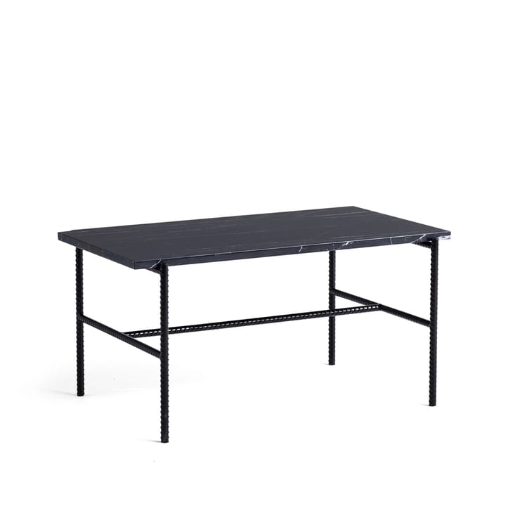 Mesa de centro Rebar 80x49x40,5 cm - Black marble-black - HAY