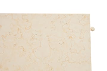 Mesa de centro Rebar 80x84x33 cm - Beige marble-alabaster - HAY