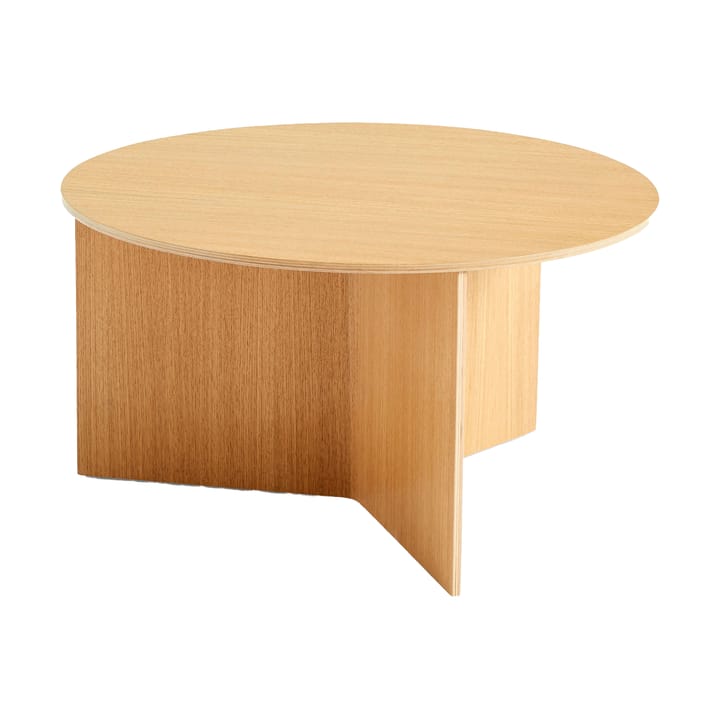 Mesa de centro Slit Ø65 cm - Lacquered oak - HAY