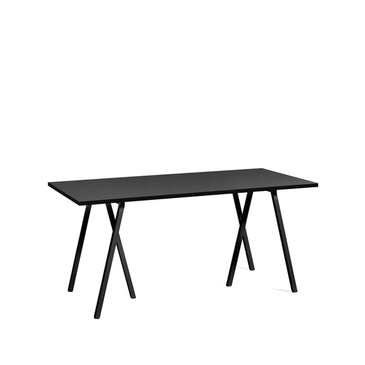 Mesa de jantar Loop Stand - Black linoleum-black, 160 cm - HAY