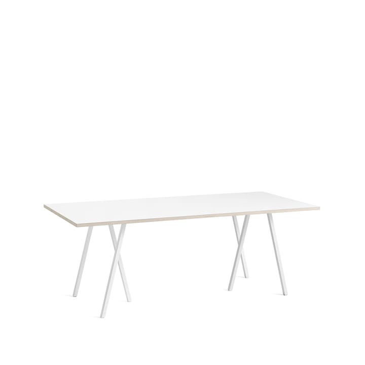 Mesa de jantar Loop Stand - White laminate-white, 200 cm - HAY