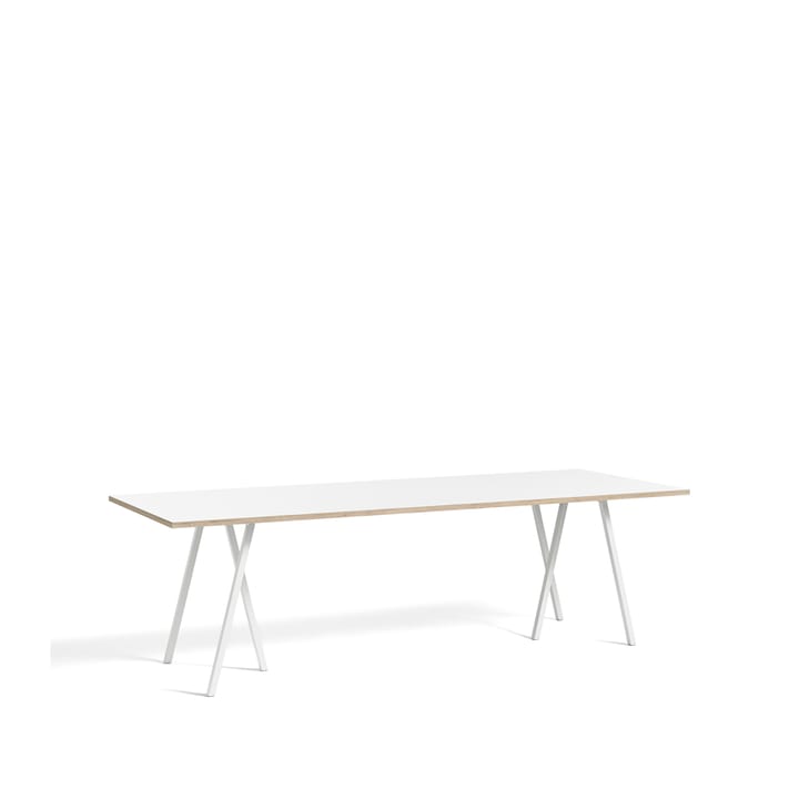 Mesa de jantar Loop Stand - White laminate-white, 250 cm - HAY