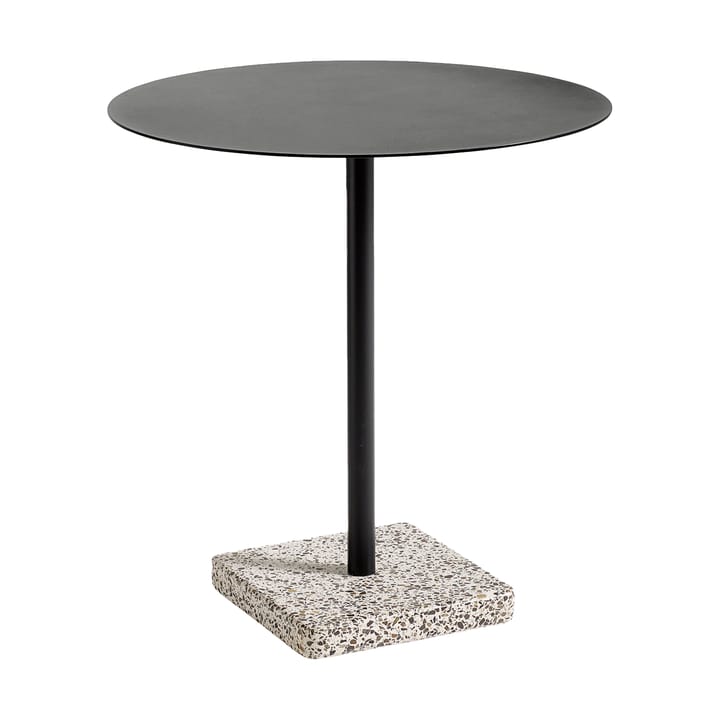 Mesa de jantar Terrazzo Ø70 cm - Grey terrazzo-anthracite - HAY