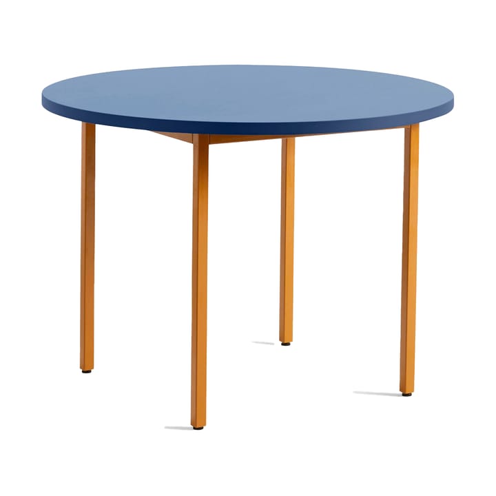 Mesa de jantar Two-Colour Ø105 cm - Ochre-blue - HAY