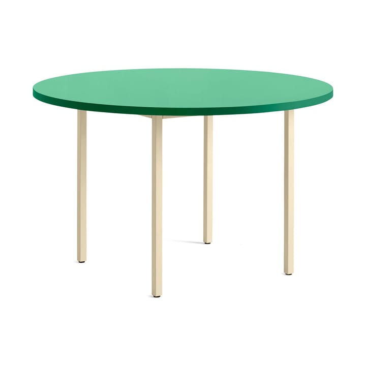 Mesa de jantar Two-Colour Ø120 cm - Ivory-green mint - HAY