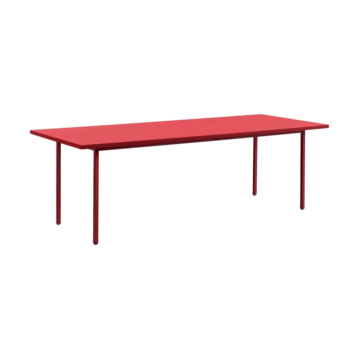 Mesa de jantar Two-Colour Ø120 cm - Maroon red-red - HAY