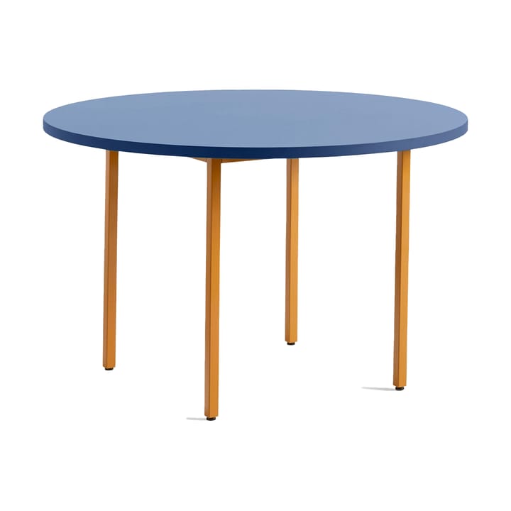 Mesa de jantar Two-Colour Ø120 cm - Ochre-blue - HAY