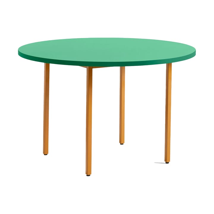 Mesa de jantar Two-Colour Ø120 cm - Ochre-green mint - HAY