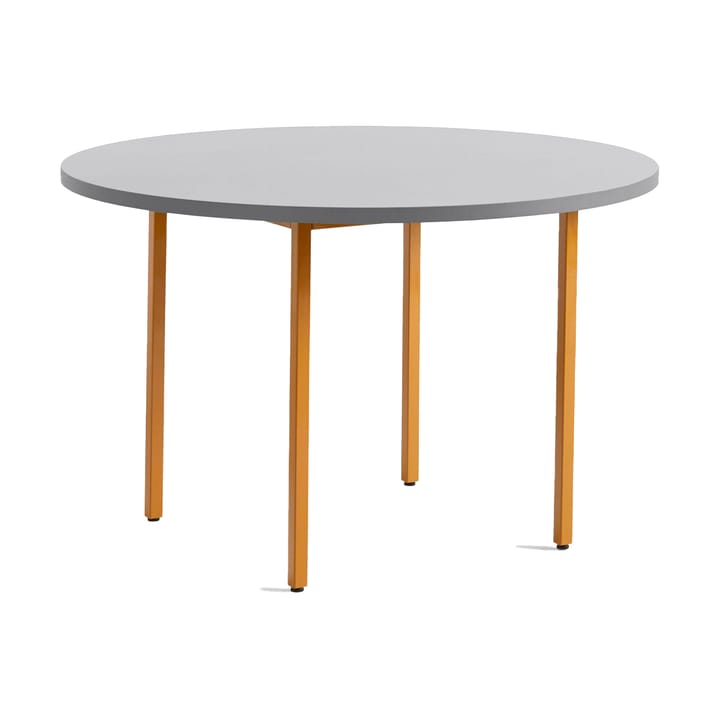 Mesa de jantar Two-Colour Ø120 cm - Ochre-light grey - HAY