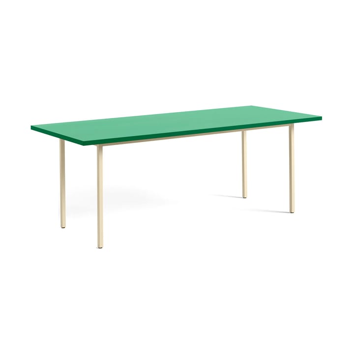 Mesa de jantar Two-Colour 90x200 cm - Ivory-green mint - HAY