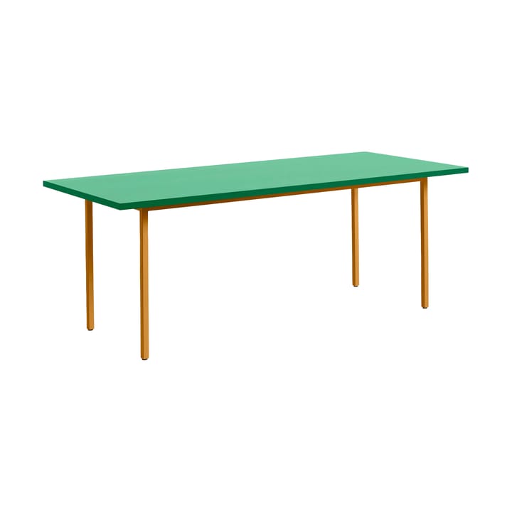 Mesa de jantar Two-Colour 90x200 cm - Ochre-green mint - HAY