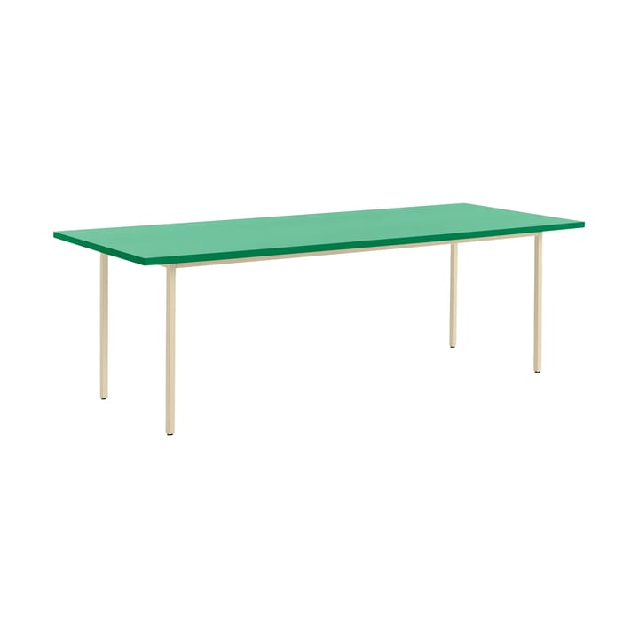 Mesa de jantar Two-Colour 90x240 cm - Ivory-green mint - HAY