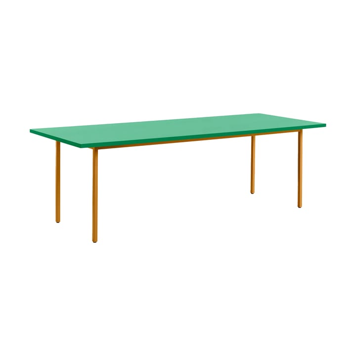 Mesa de jantar Two-Colour 90x240 cm - Ochre-green mint - HAY