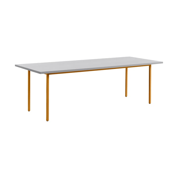 Mesa de jantar Two-Colour 90x240 cm - Ochre-light grey - HAY