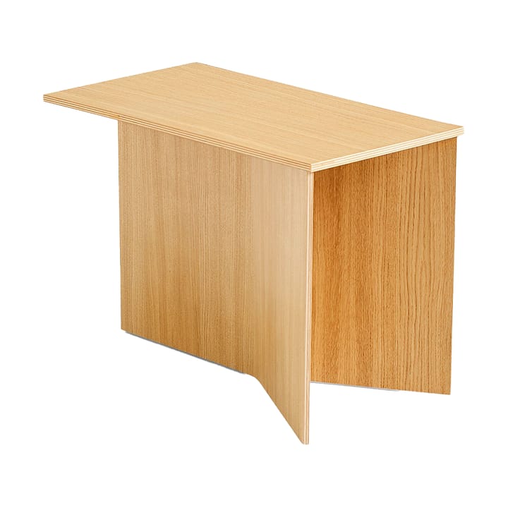 Mesa lateral Slit Oblong 27,5x49 cm - Lacquered oak - HAY