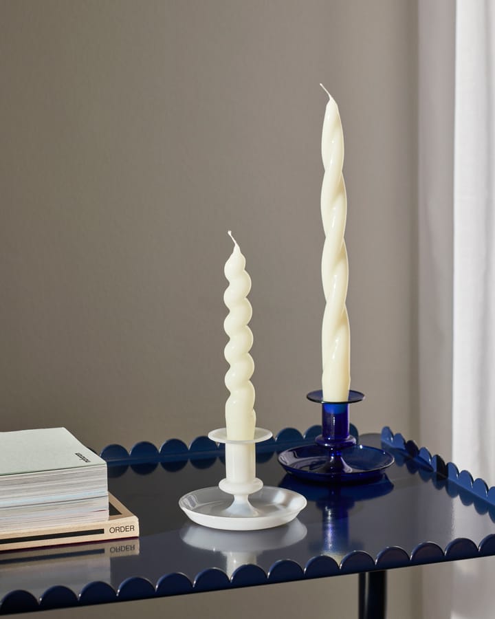 Suporte de velas Flare, Branco HAY