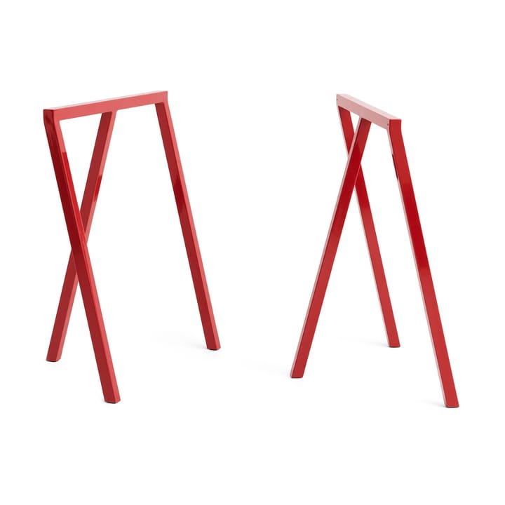 Suporte para pernas Loop Stand Frame 72 cm 2 unidades - Maroon red - HAY