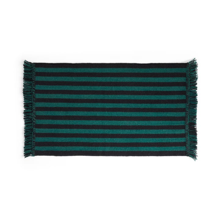 Tapete de entrada Stripes and Stripes 52x95 cm - Verde - HAY