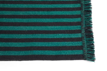 Tapete de entrada Stripes and Stripes 52x95 cm - Verde - HAY