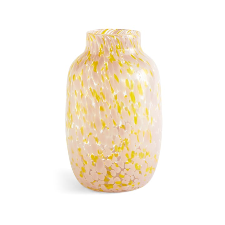 Vaso Splash Round L - 30 cm Light pink-yellow - HAY