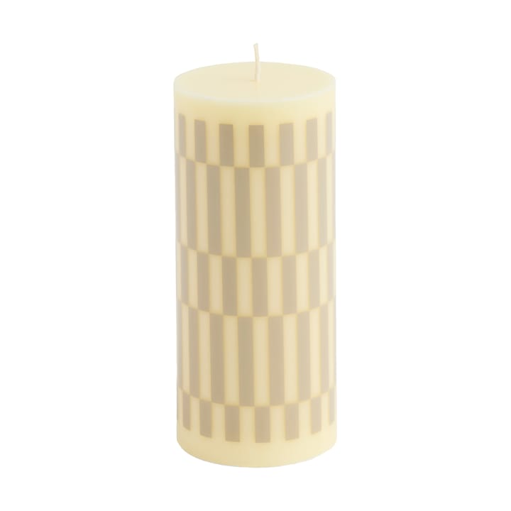 Vela bloco pequena 15 cm Column Candle - Cream-sand - HAY