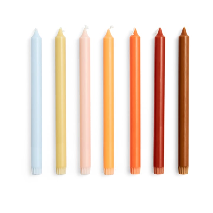Vela Gradient Candle 7-unidades - Rainbow - HAY